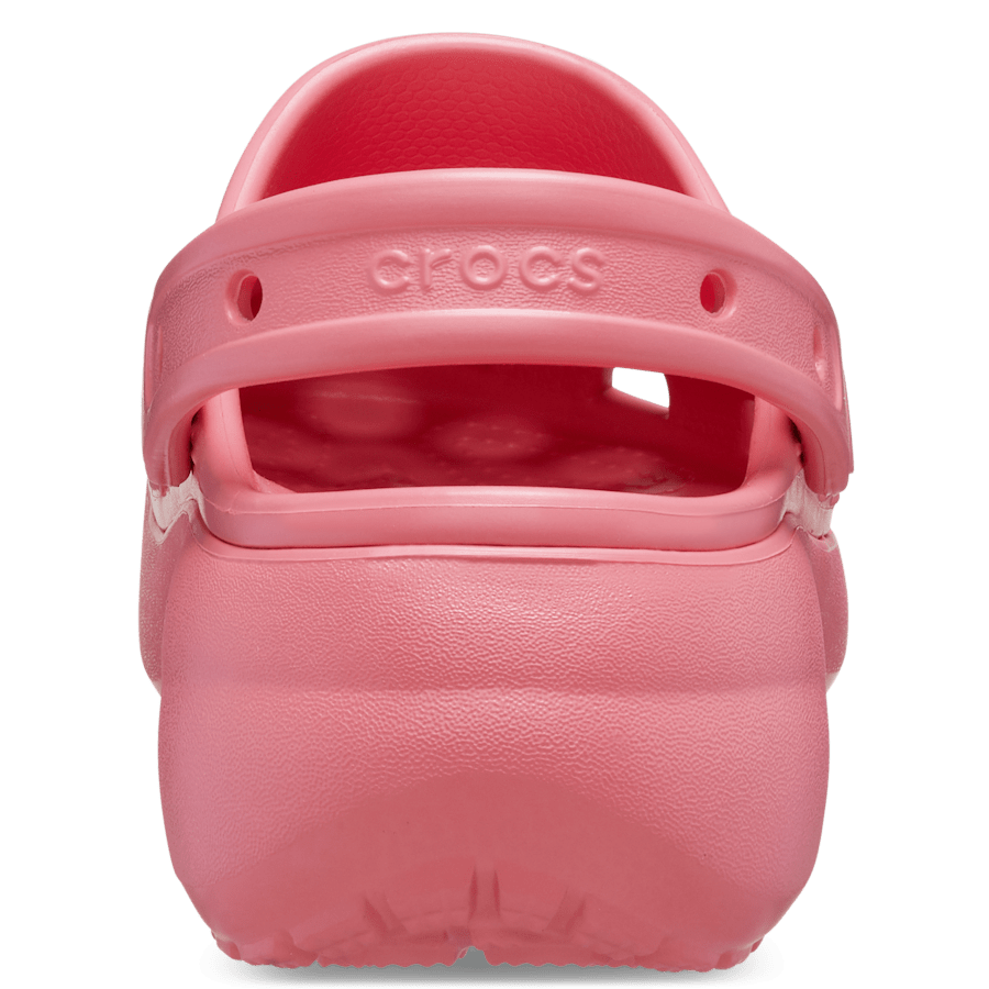 Hot Blush Women's Classic Platform Clog - Back - Crocs
