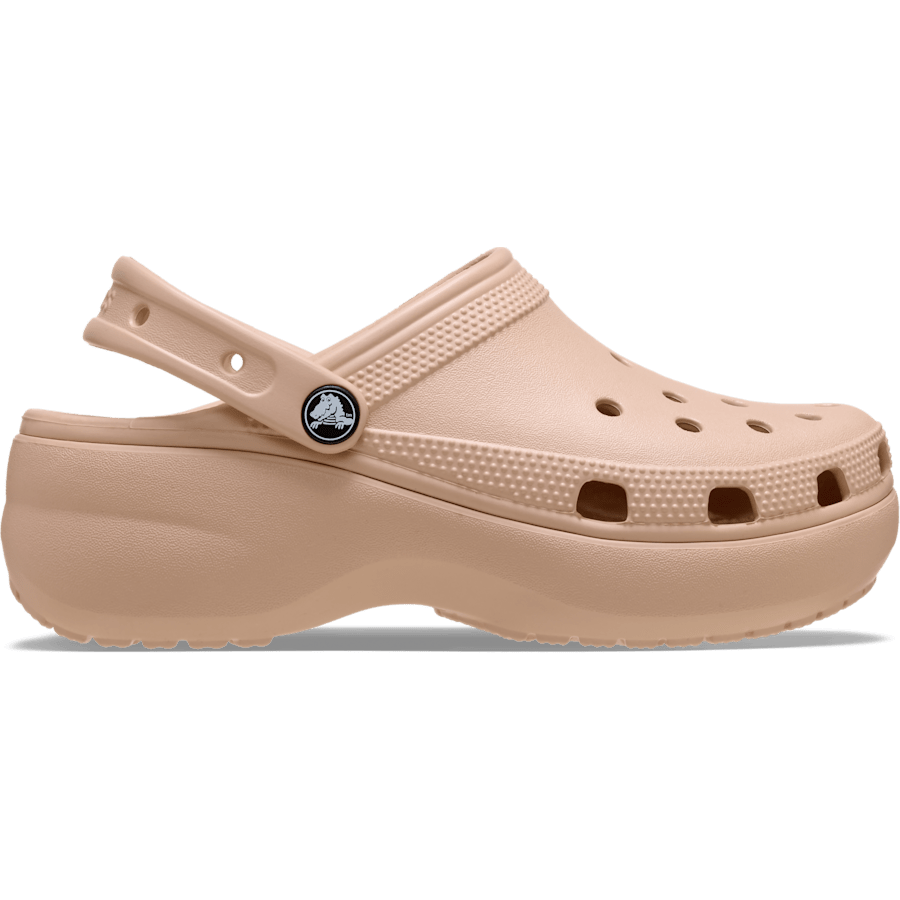 Pink Caramel Women's Classic Platform Clog - Side - Crocs