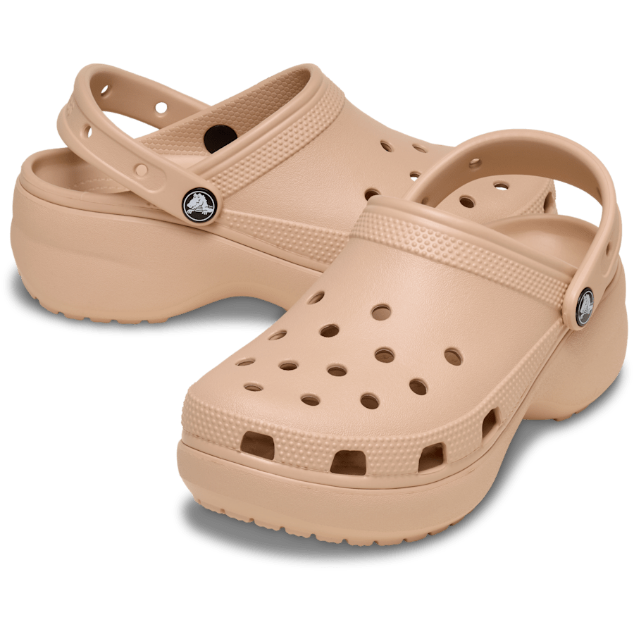 Pink Caramel Women's Classic Platform Clog - Pair - Crocs