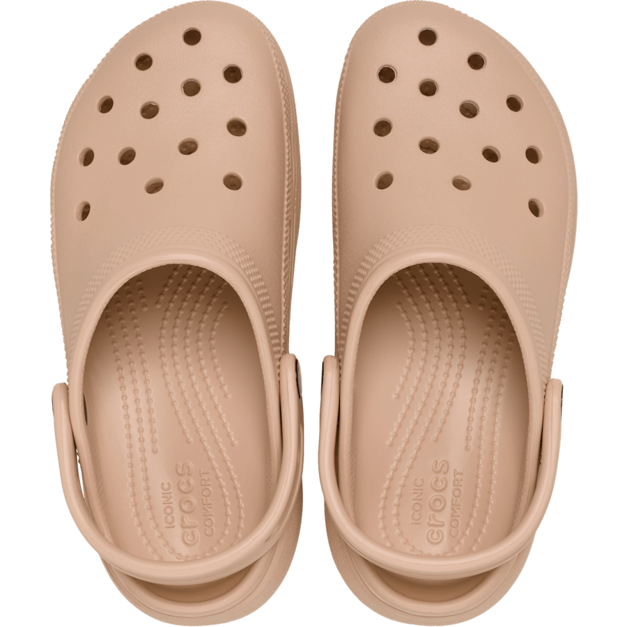 Pink Caramel Women's Classic Platform Clog - Top - Crocs