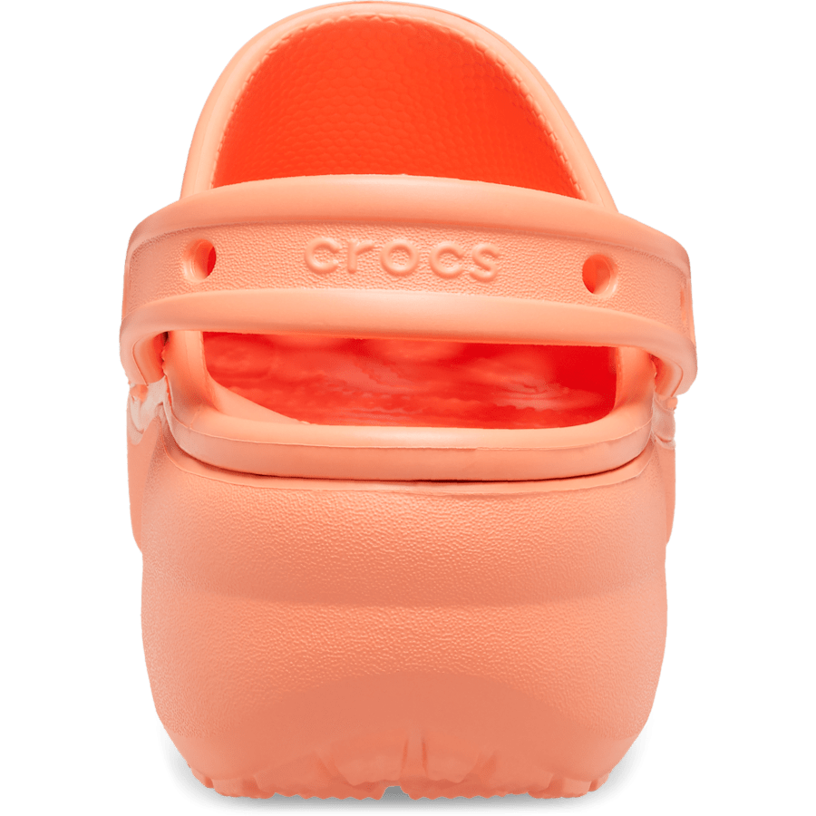 Papaya Women's Classic Platform Clog - Back - Crocs