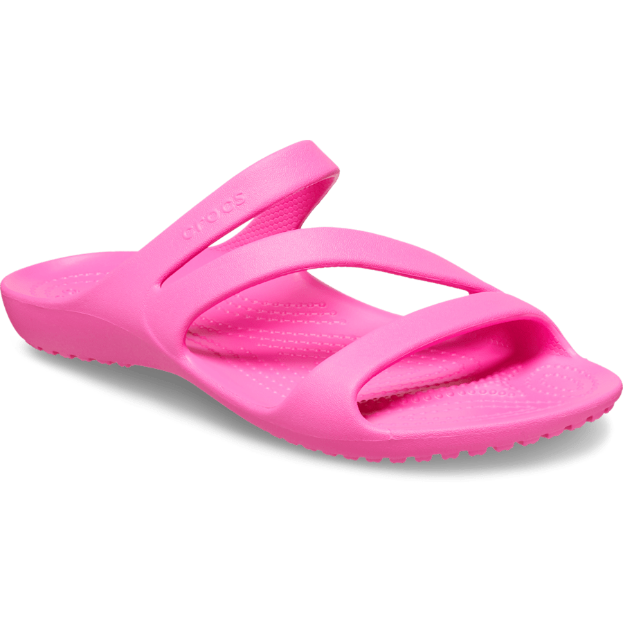 Electric Pink Women's Kadee II Sandal - Angle - Crocs