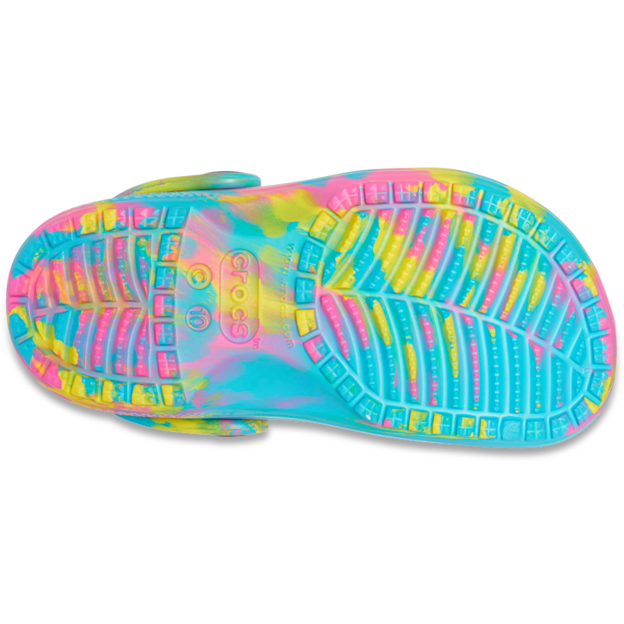 Colour Toddler Classic Marbled Clog - Bottom - Crocs