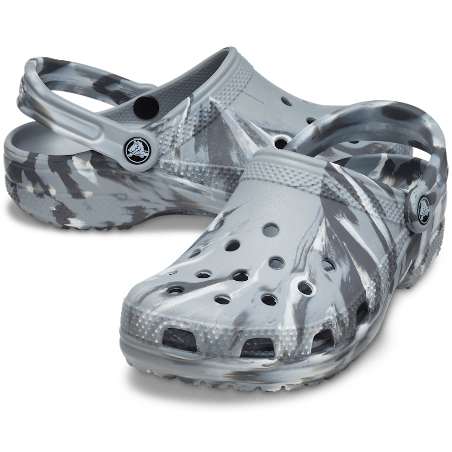 Light Grey / Multi Classic Marbled Clog - Pair - Crocs
