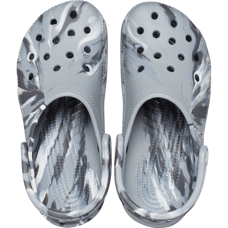 Light Grey / Multi Classic Marbled Clog - Top - Crocs