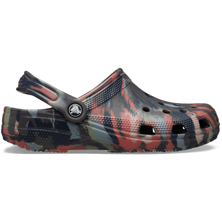 Black Sand / Multi Classic Marbled Clog - Side - Crocs