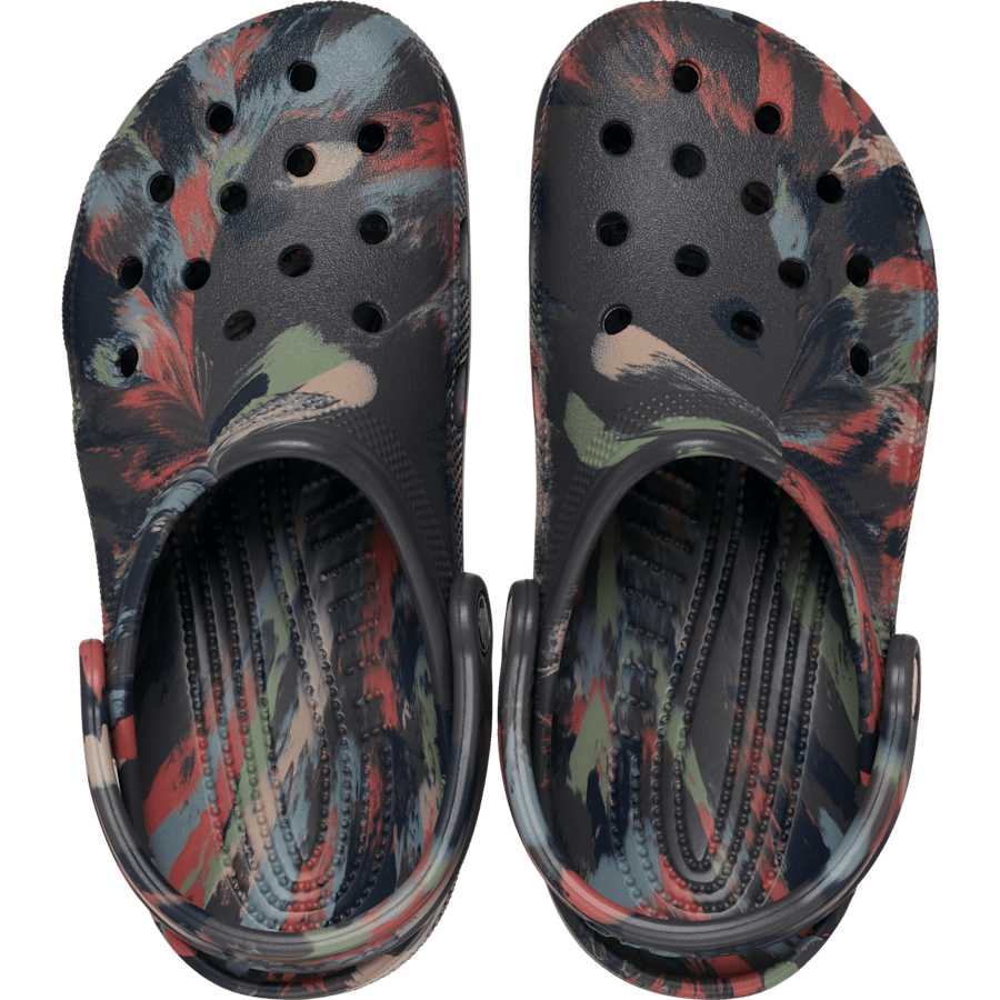 Black Sand / Multi Classic Marbled Clog - Top - Crocs