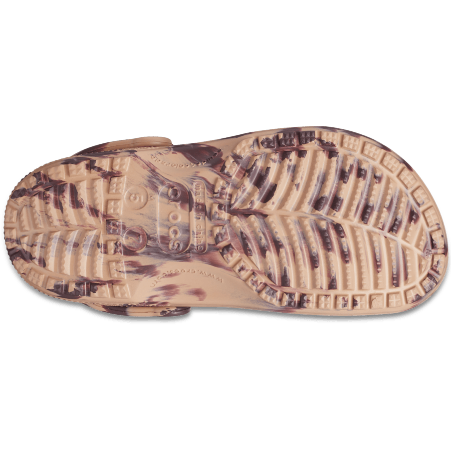 Cork / Multi Classic Marbled Clog - Bottom - Crocs
