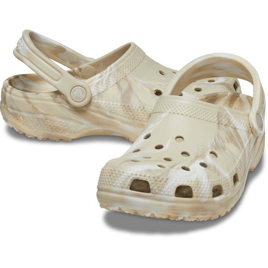 Bone / Multi Classic Marbled Clog - Pair - Crocs