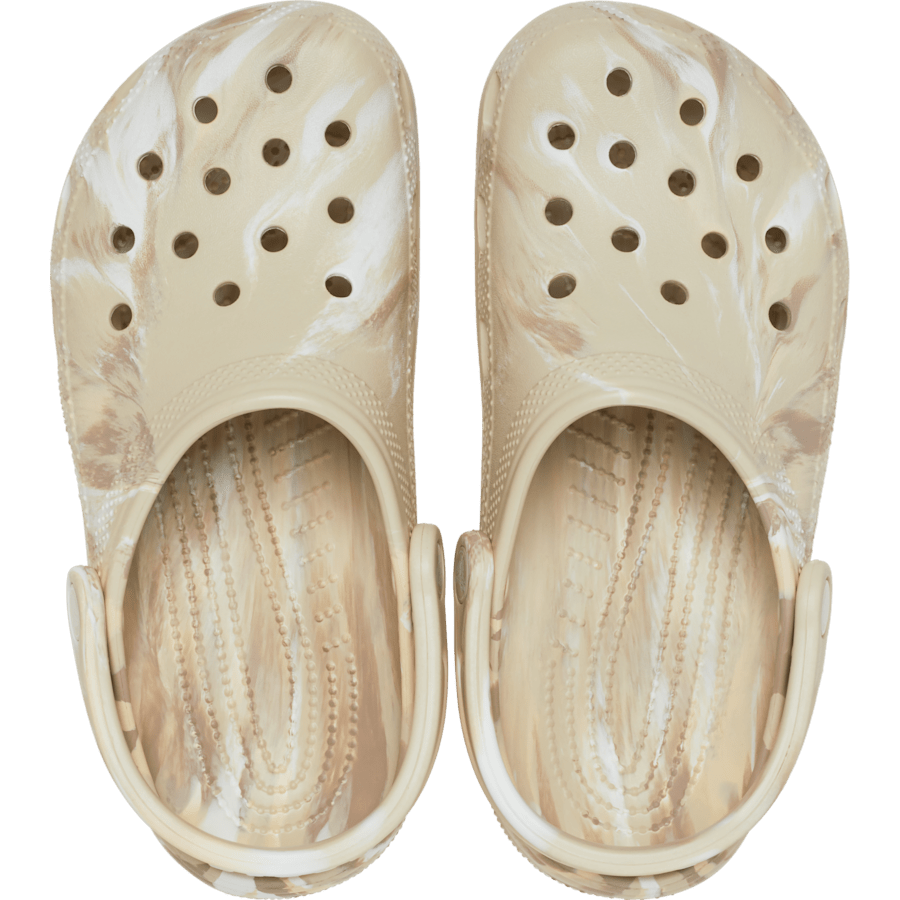 Bone / Multi Classic Marbled Clog - Top - Crocs