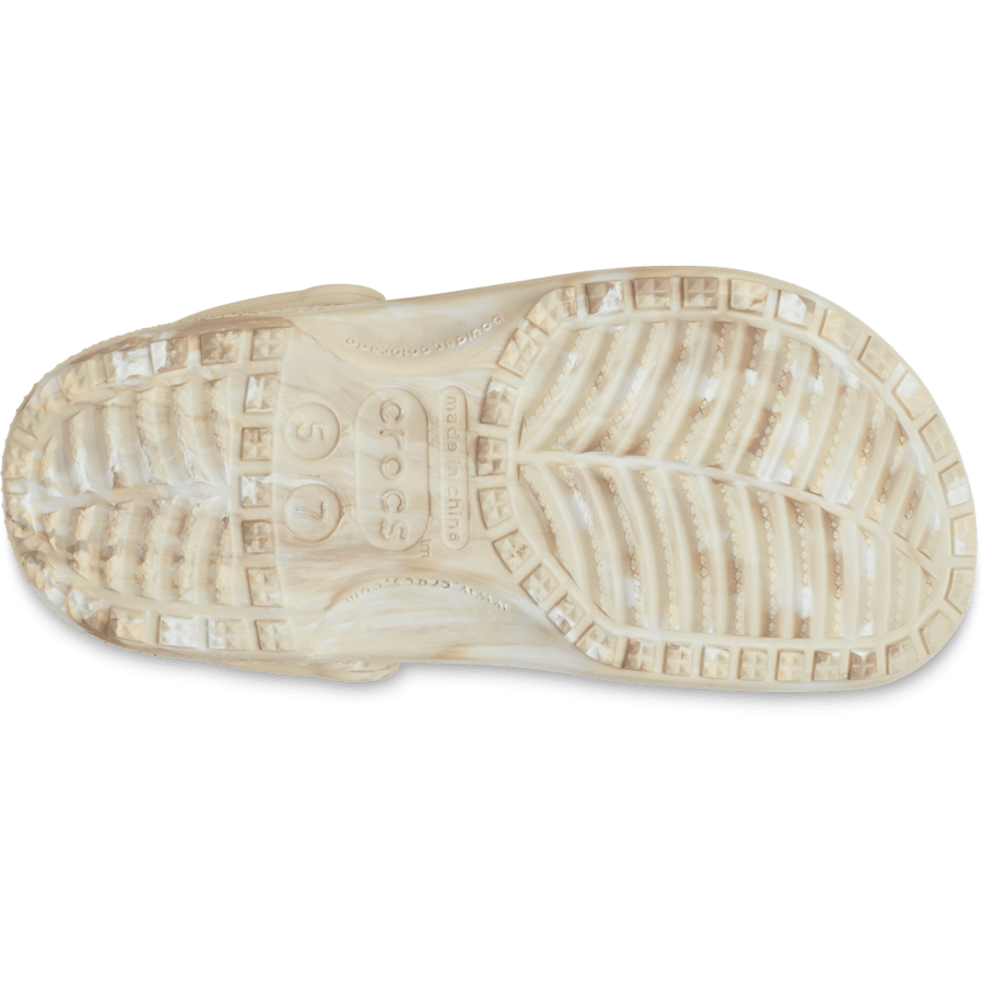 Bone / Multi Classic Marbled Clog - Bottom - Crocs
