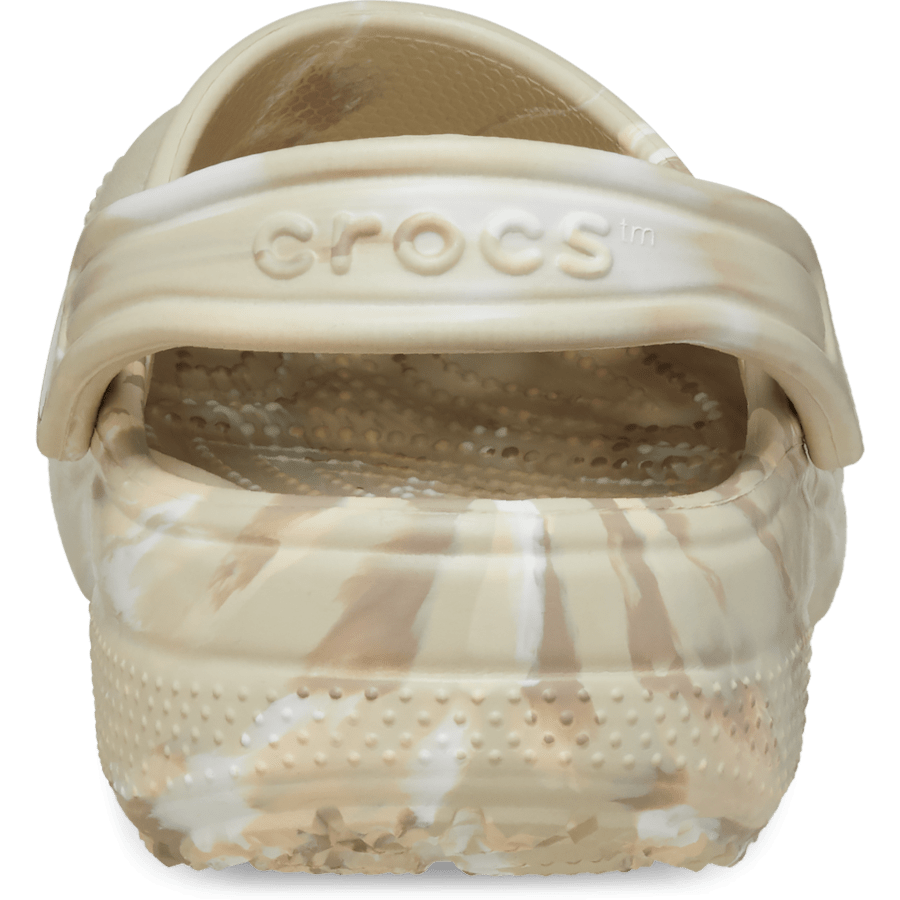 Bone / Multi Classic Marbled Clog - Back - Crocs