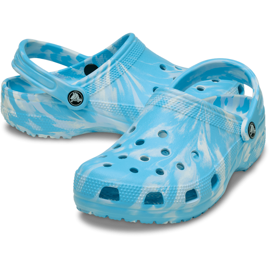 Tinted Glass / Multi Classic Marbled Clog - Pair - Crocs
