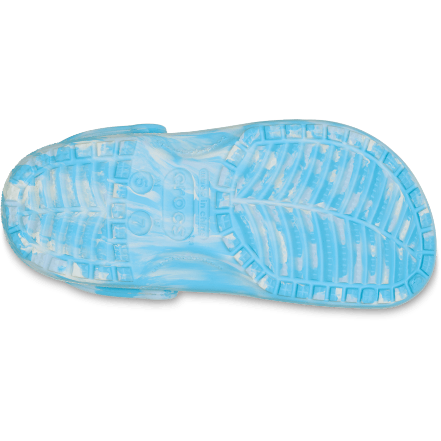 Tinted Glass / Multi Classic Marbled Clog - Bottom - Crocs