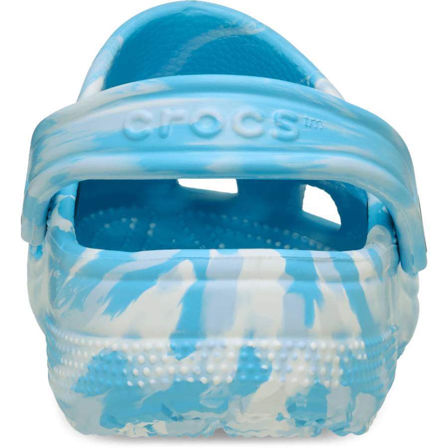 Tinted Glass / Multi Classic Marbled Clog - Back - Crocs
