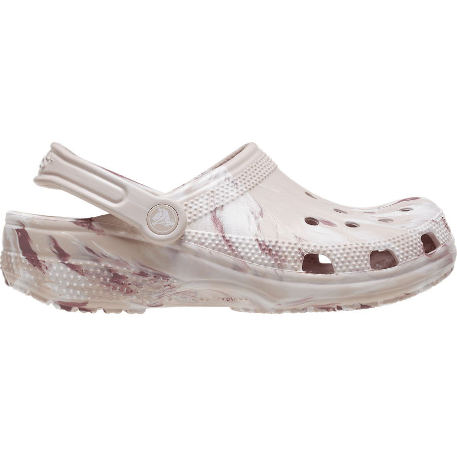 Quartz / Multi Classic Marbled Clog - Side - Crocs