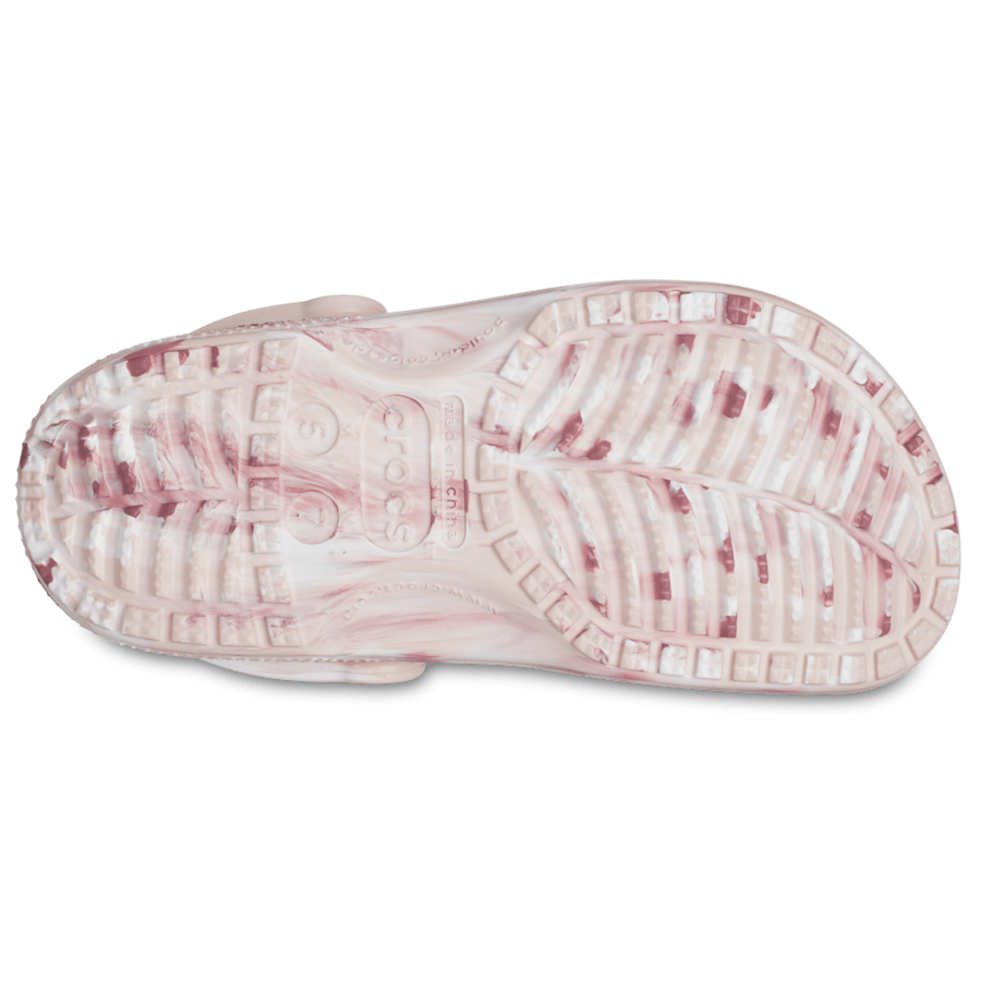 Quartz / Multi Classic Marbled Clog - Bottom - Crocs