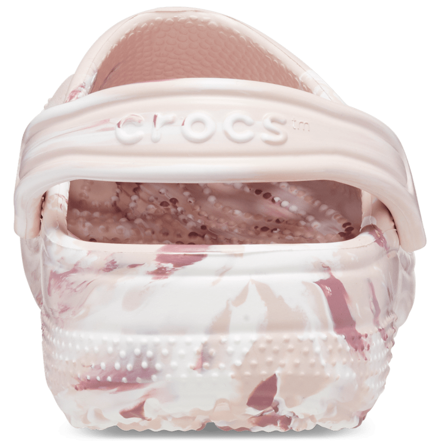 Quartz / Multi Classic Marbled Clog - Back - Crocs