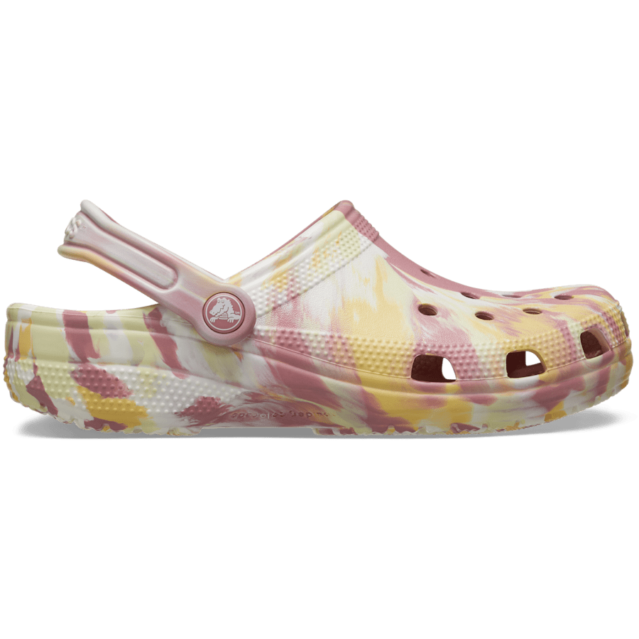 Daylily / Multi Classic Marbled Clog - Side - Crocs