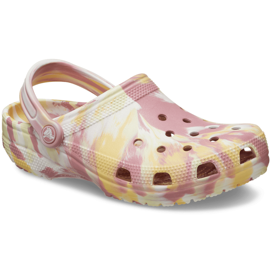 Daylily / Multi Classic Marbled Clog - Angle - Crocs
