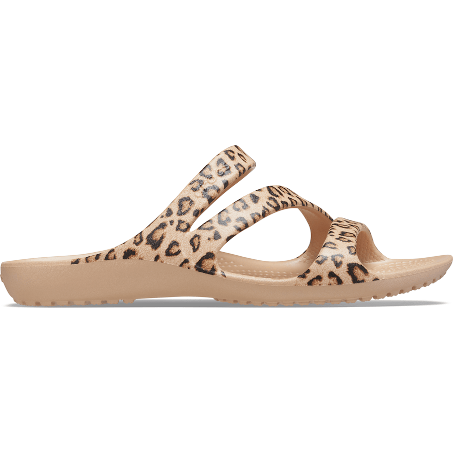 Leopard Women's Kadee II Graphic Sandal - Side - Crocs