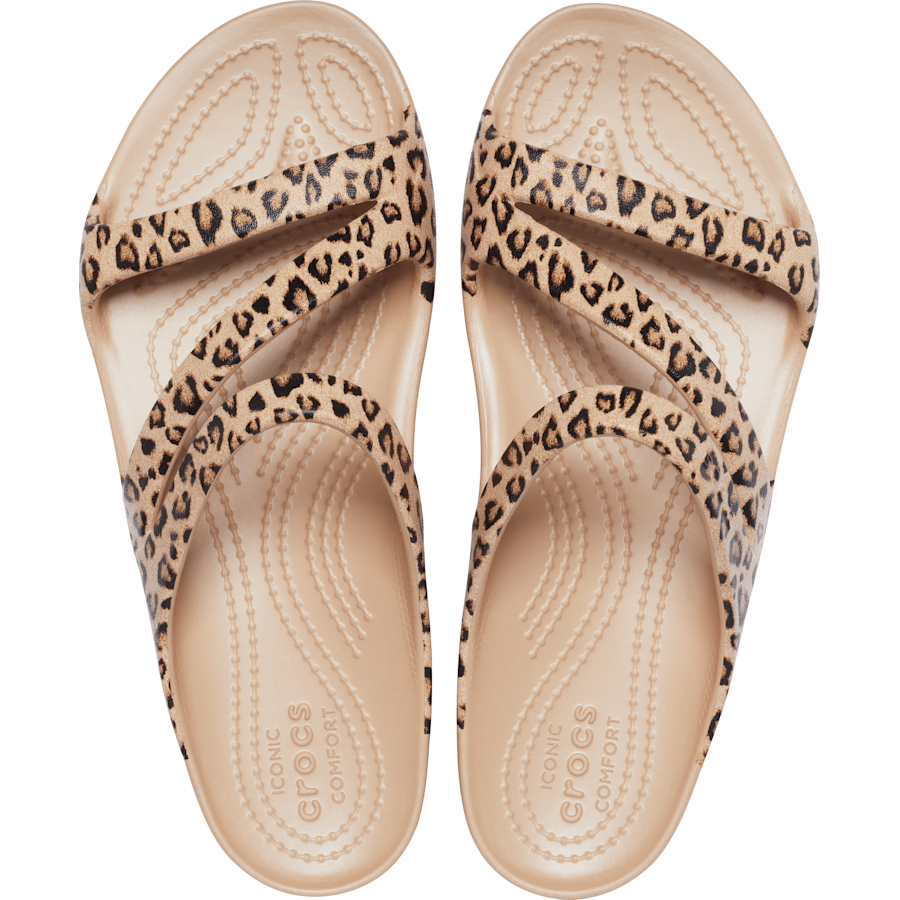 Leopard Women's Kadee II Graphic Sandal - Top - Crocs