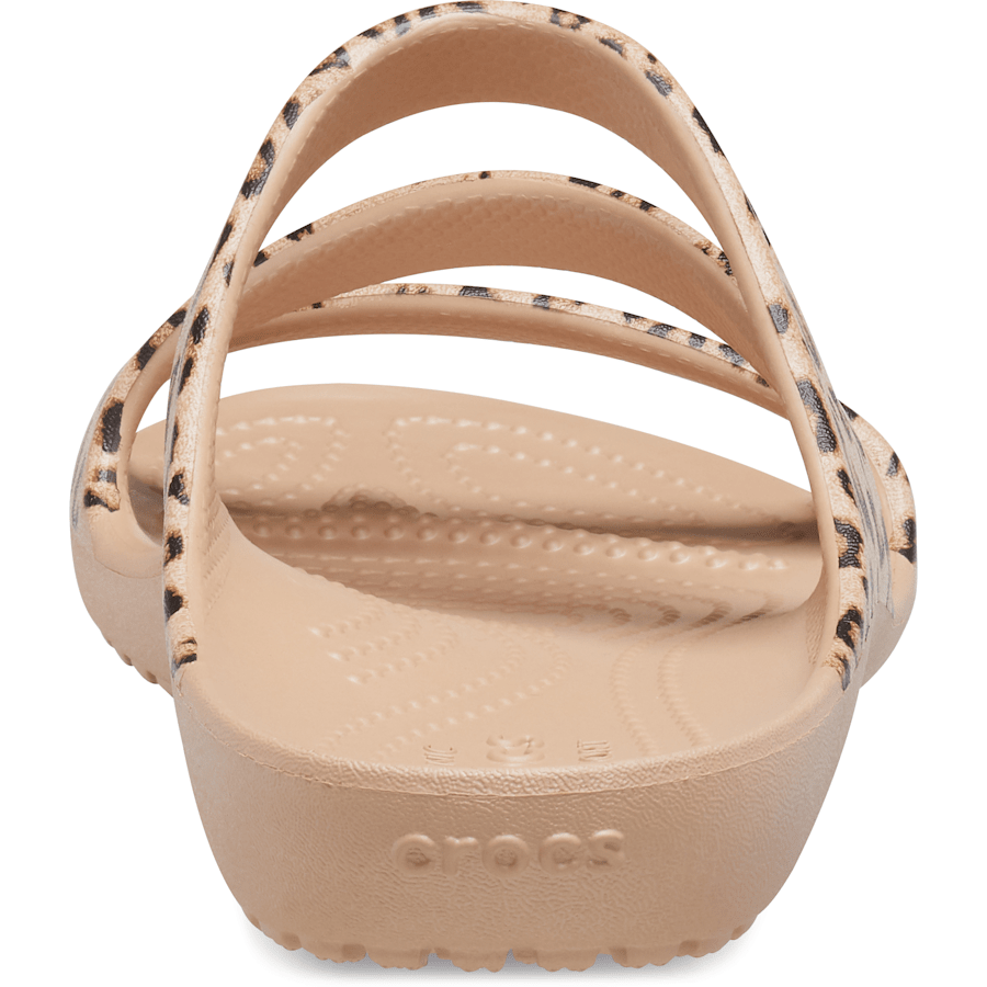 Leopard Women's Kadee II Graphic Sandal - Back - Crocs
