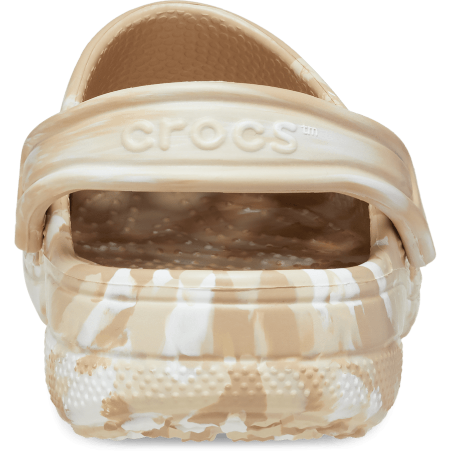 Chai / Multi Baya Marbled Clog - Back - Crocs