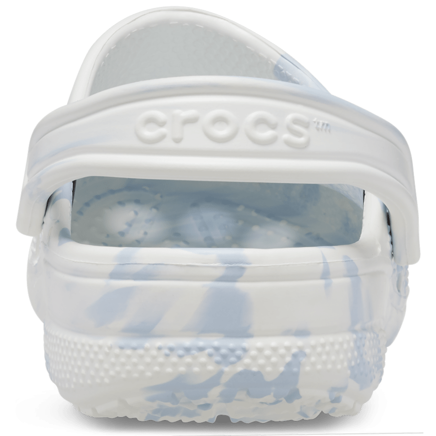 White / Multi Baya Marbled Clog - Back - Crocs