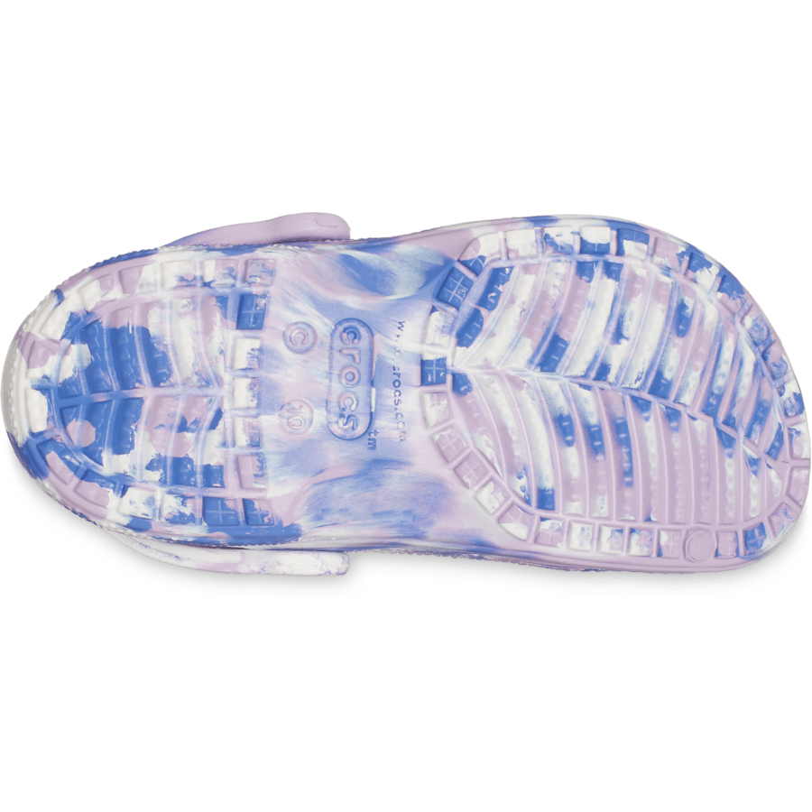 Colour Toddler Baya Marbled Clog - Bottom - Crocs