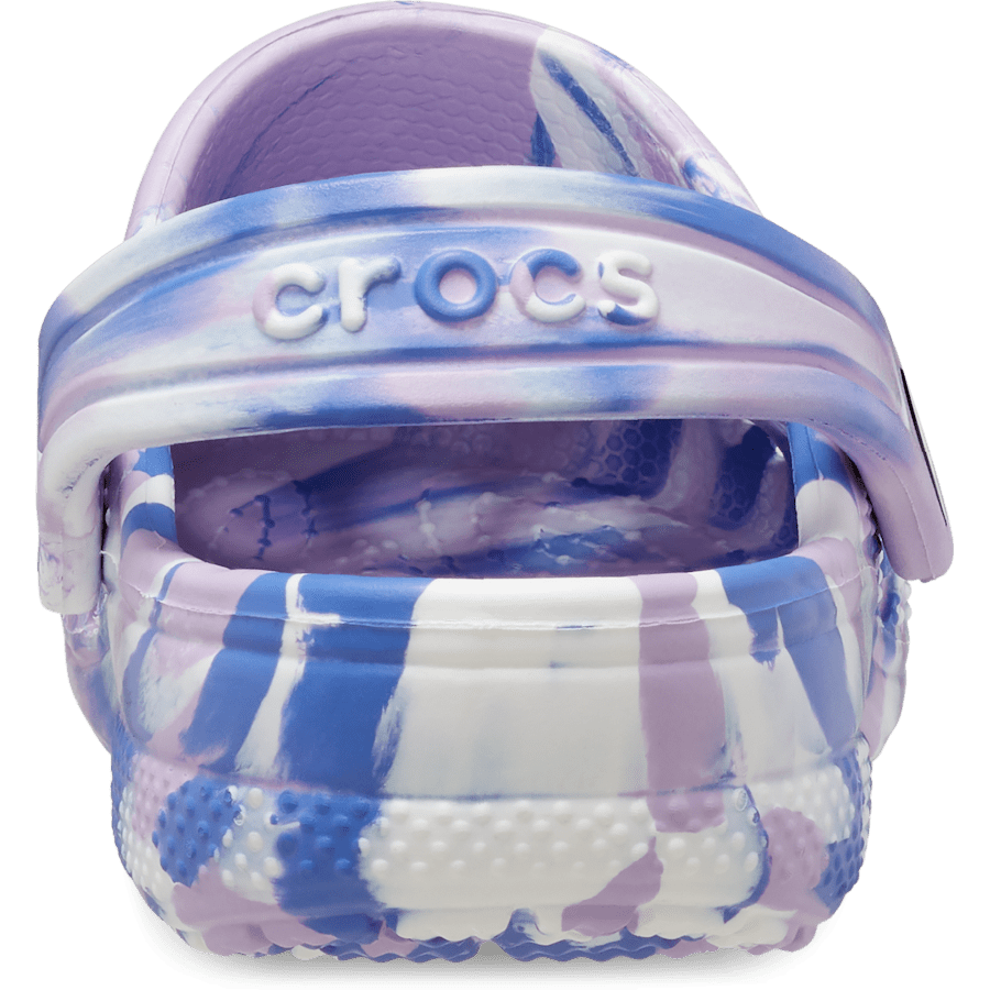 Colour Toddler Baya Marbled Clog - Back - Crocs