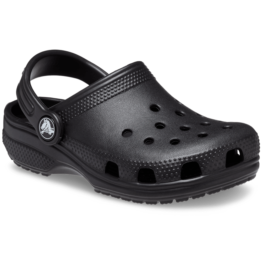 Black Toddler Classic Clog - Angle - Crocs