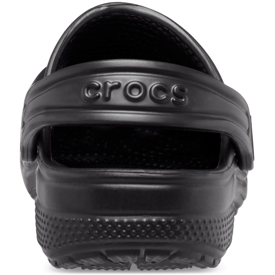 Black Toddler Classic Clog - Back - Crocs