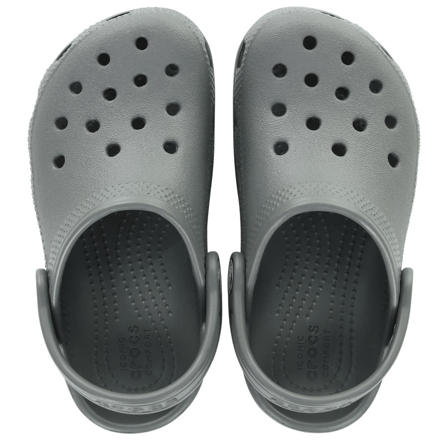 Slate Grey Toddler Classic Clog - Top - Crocs