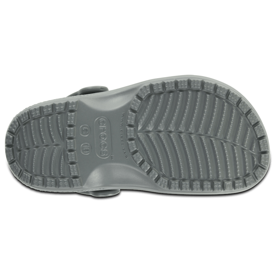 Slate Grey Toddler Classic Clog - Bottom - Crocs