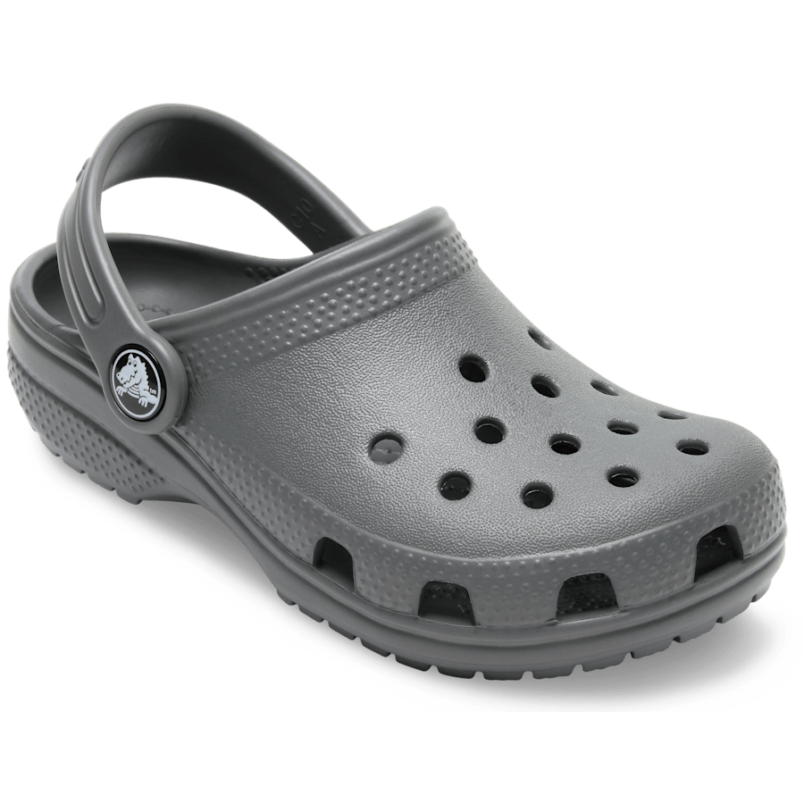 Slate Grey Toddler Classic Clog - Angle - Crocs