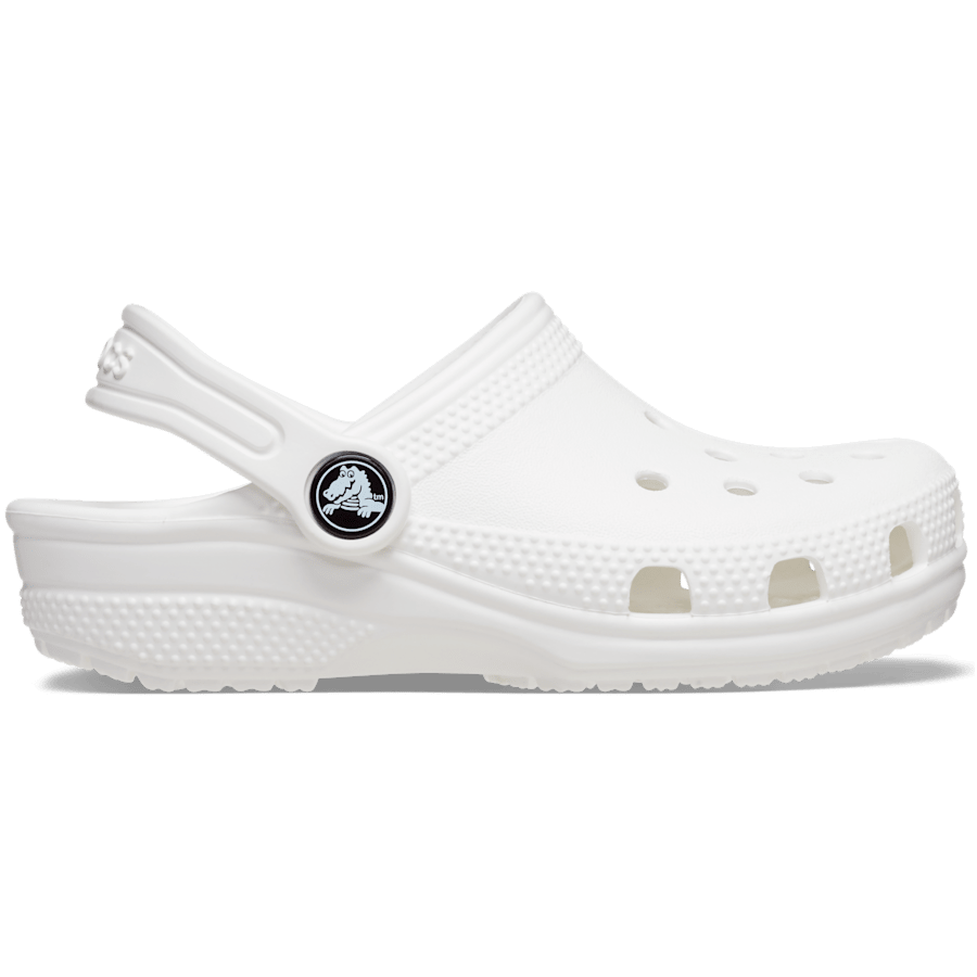 White Toddler Classic Clog - Side - Crocs