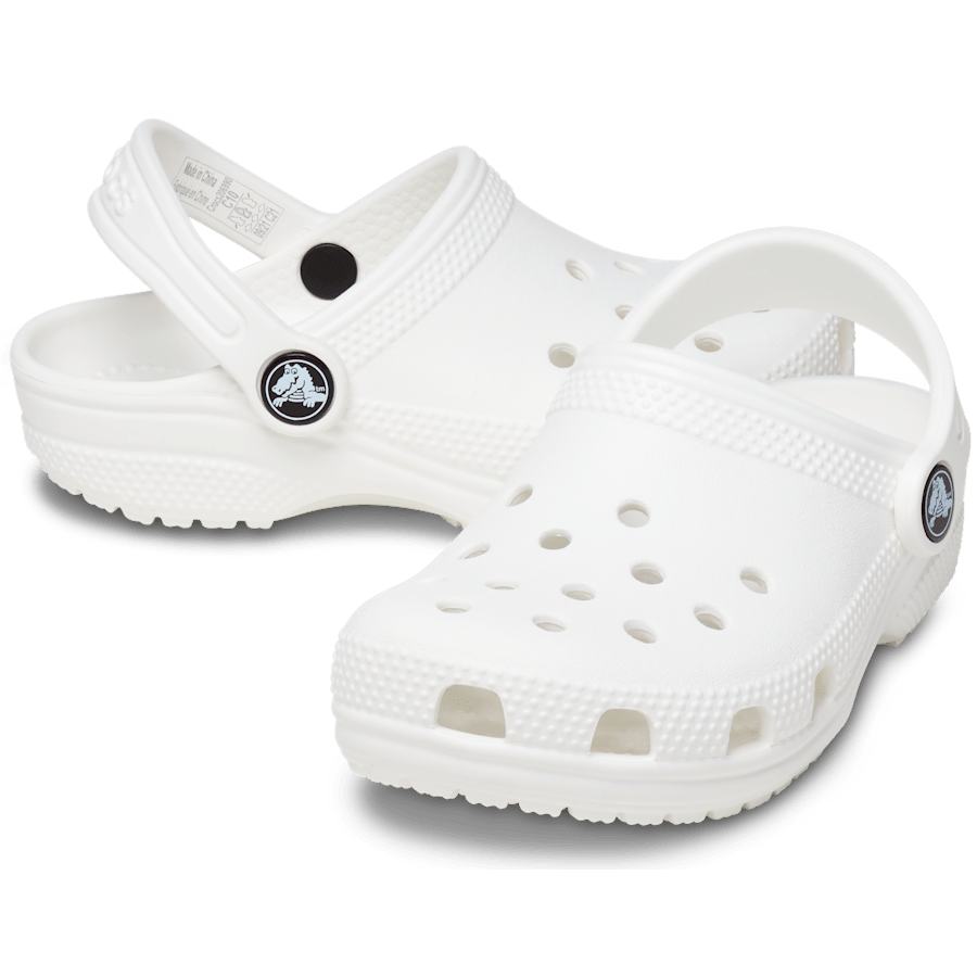 White Toddler Classic Clog - Pair - Crocs