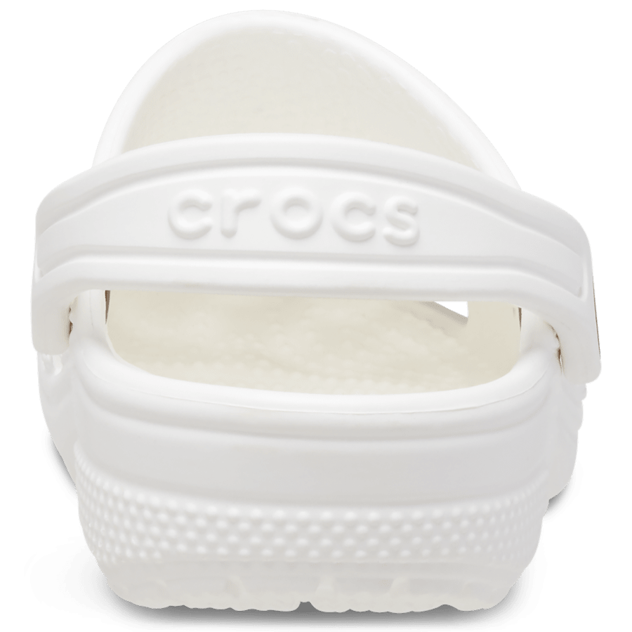 White Toddler Classic Clog - Back - Crocs