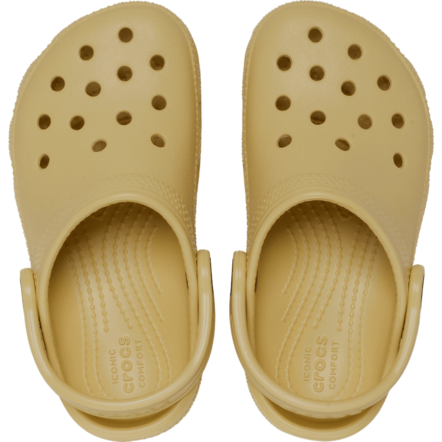 Wheat Toddler Classic Clog - Top - Crocs