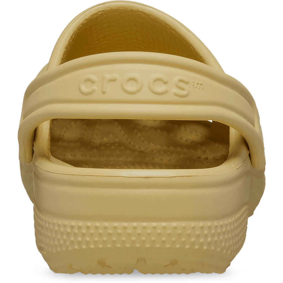 Wheat Toddler Classic Clog - Back - Crocs