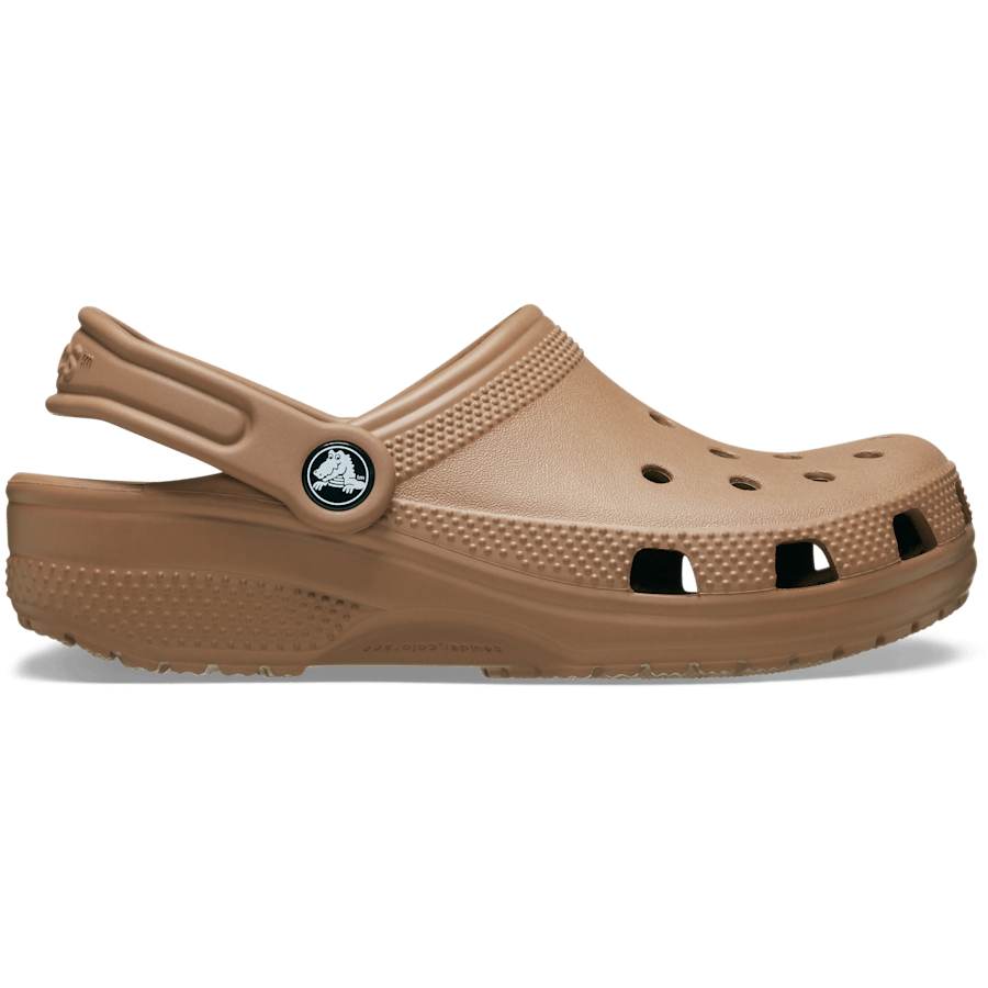Milk Chocolate Toddler Classic Clog - Side - Crocs