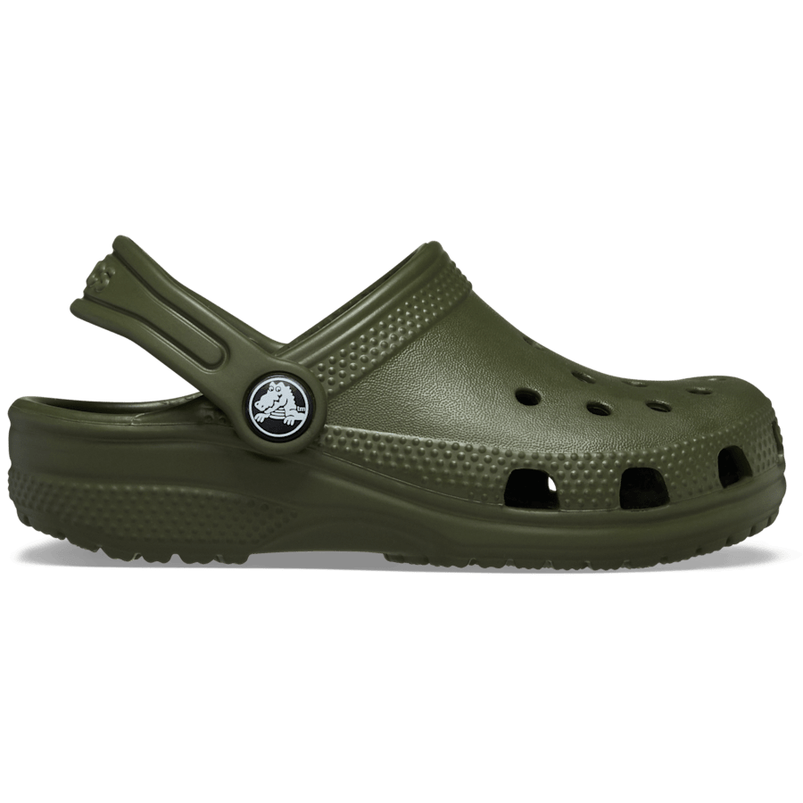 Army Green Toddler Classic Clog - Side - Crocs