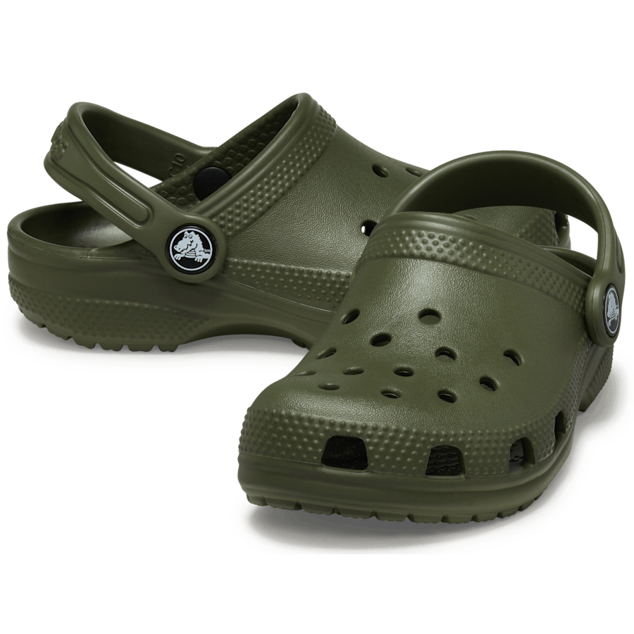 Army Green Toddler Classic Clog - Pair - Crocs
