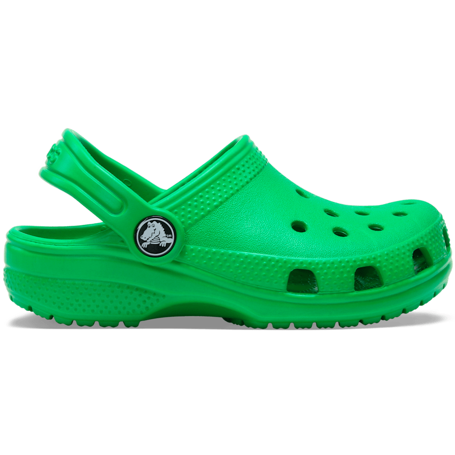 Grass Green Toddler Classic Clog - Side - Crocs