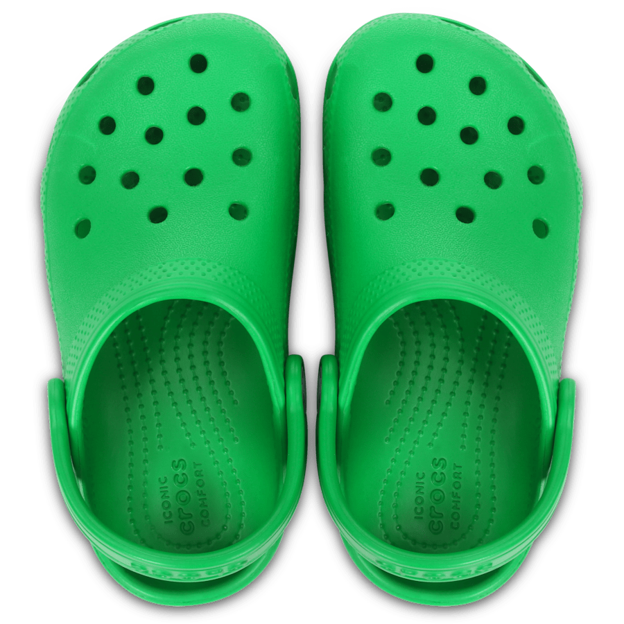 Grass Green Toddler Classic Clog - Top - Crocs