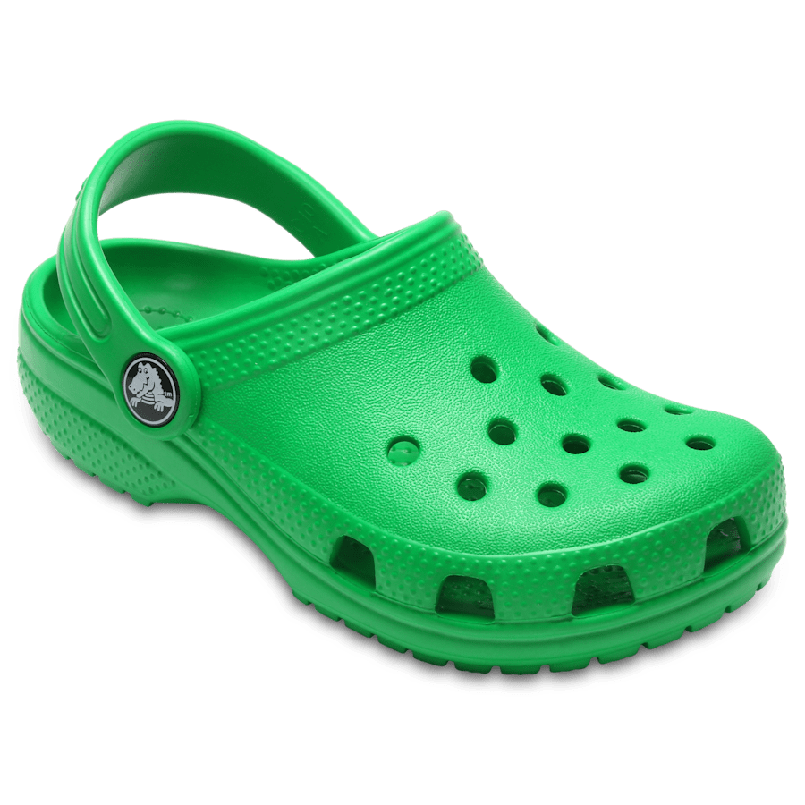 Grass Green Toddler Classic Clog - Angle - Crocs