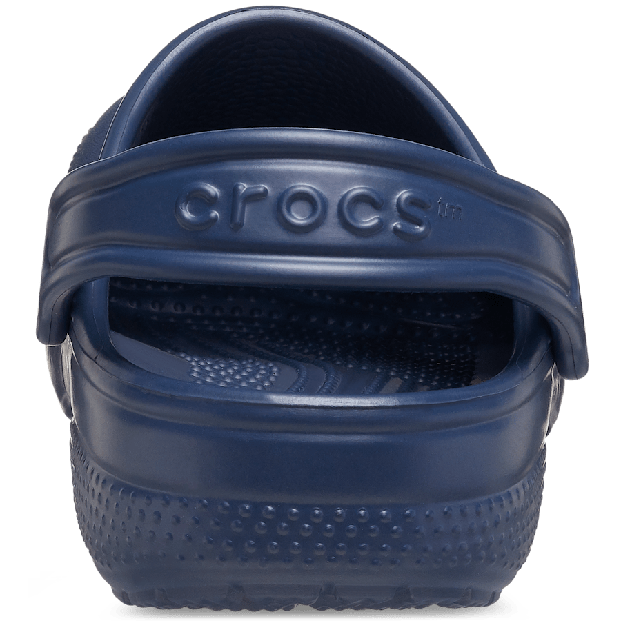 Navy Toddler Classic Clog - Back - Crocs