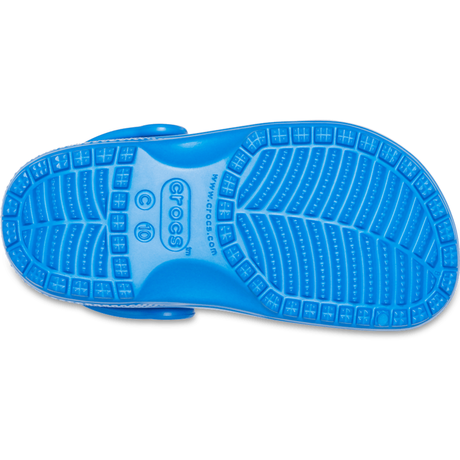 Bright Cobalt Toddler Classic Clog - Bottom - Crocs