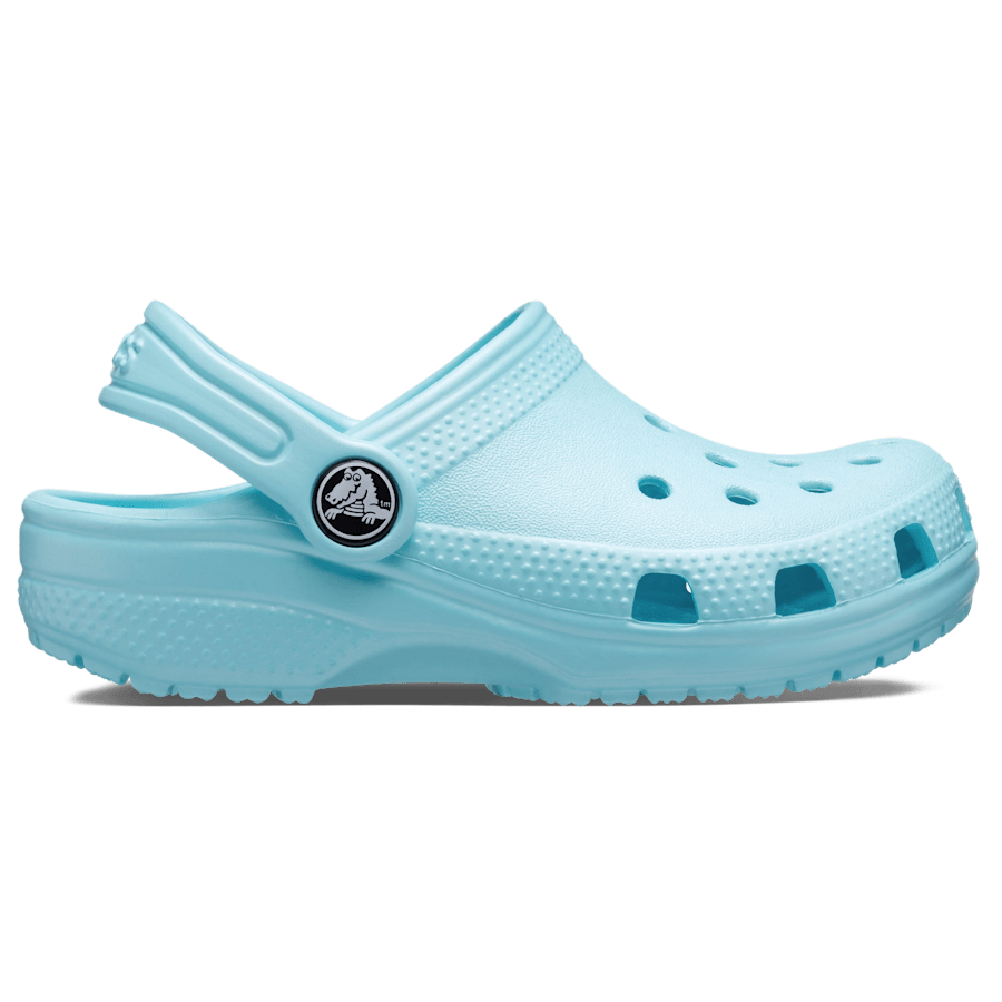 Ice Blue Toddler Classic Clog - Side - Crocs